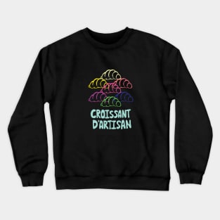 Croissant lovers t shirt Crewneck Sweatshirt